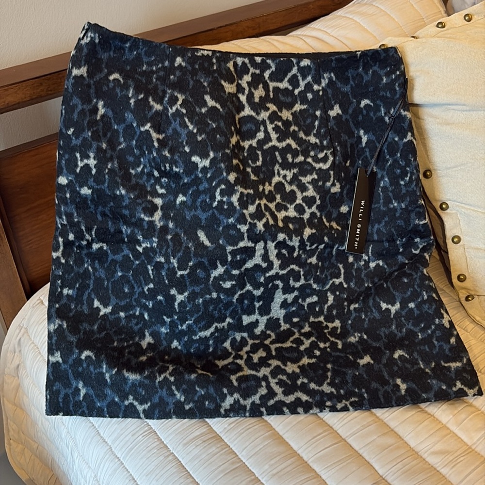 Willi Smith Black and Gray Skirt